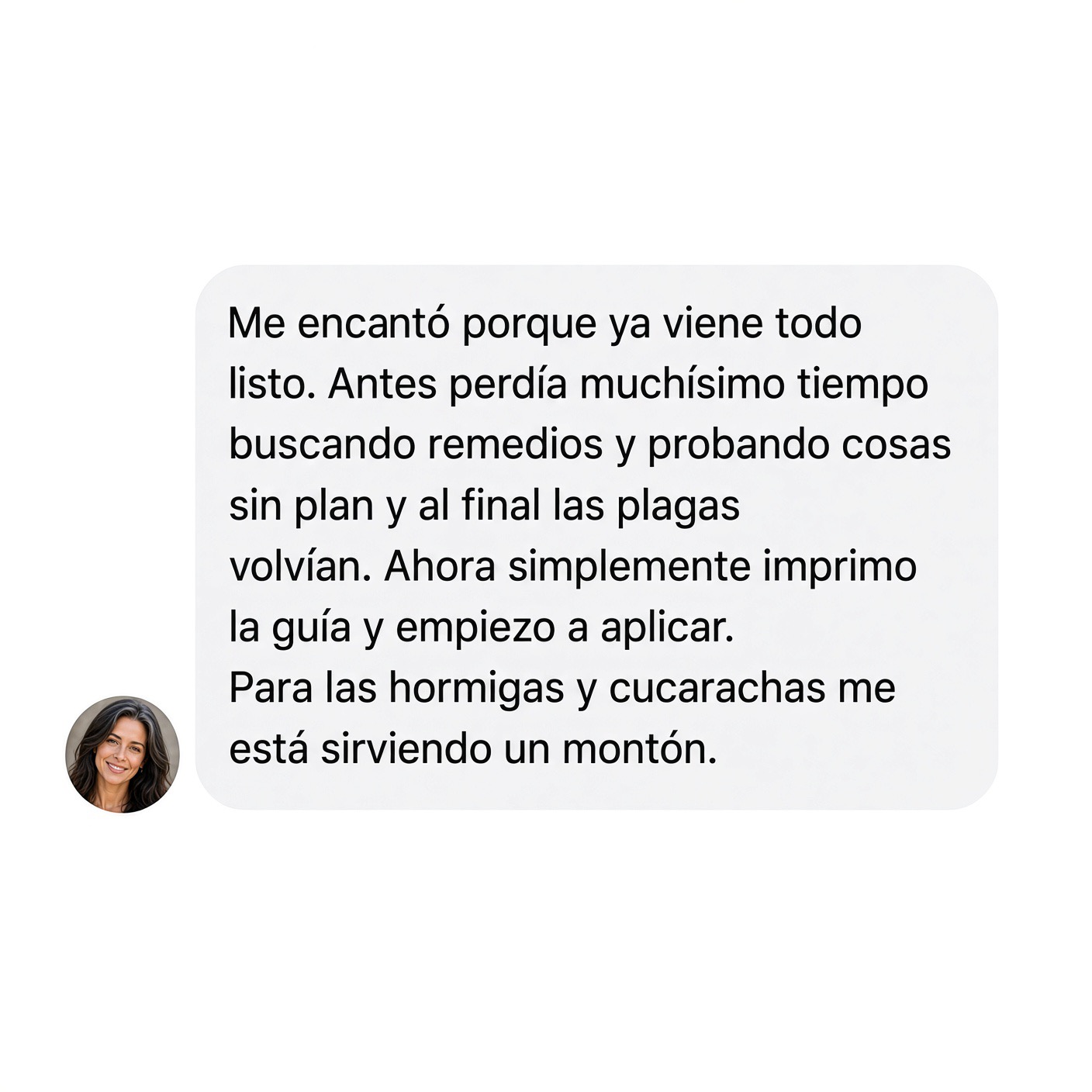 Ejemplo ilustrativo de uso de la guía; relato ficticio